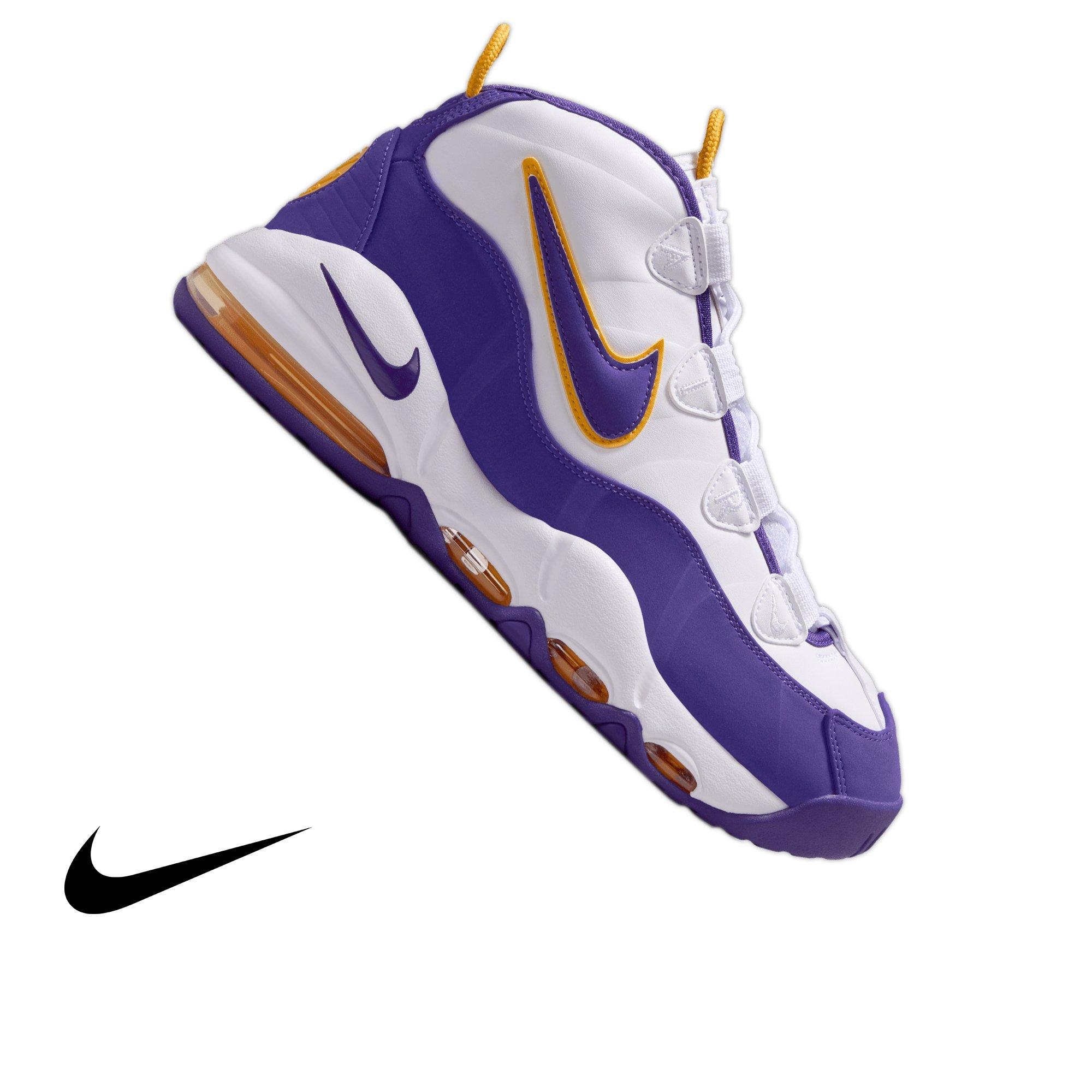 Nike Air Max Uptempo "Lakers" Men's Shoe - WHITE/COURT PURPLE